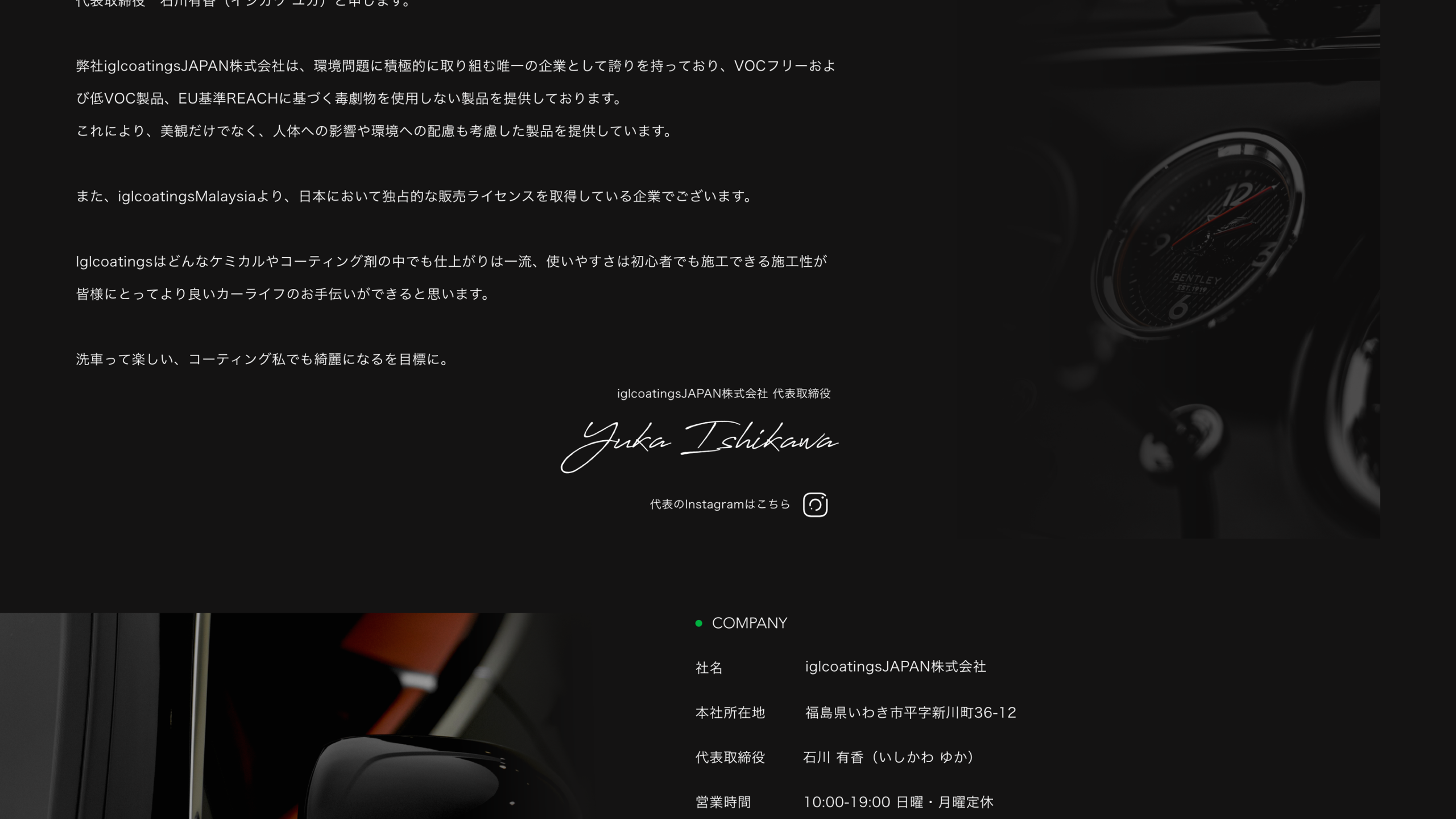 igl coatings JAPAN
